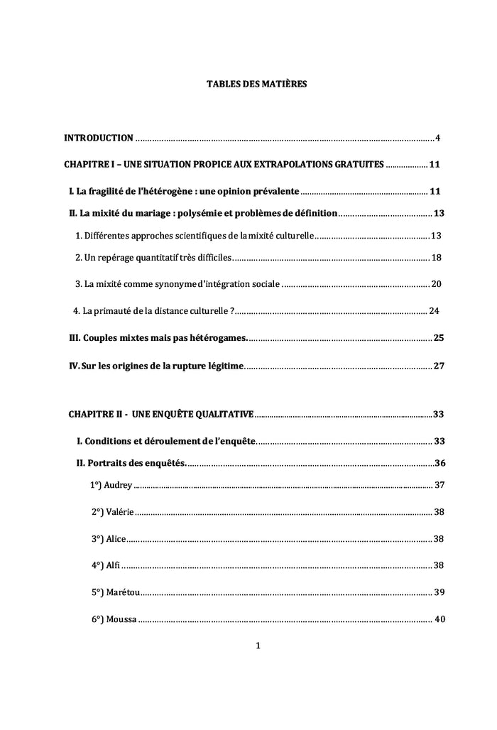 Les couples mixtes franco-senegalais et le divorce