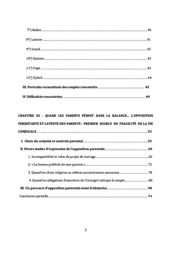 Les couples mixtes franco-senegalais et le divorce