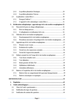 Tendances chirurgicales concernant la pose de l'implant phonatoire