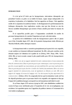 Tendances chirurgicales concernant la pose de l'implant phonatoire