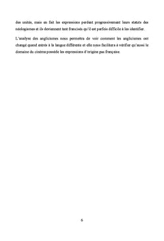 Les anglicismes en français spécialisé