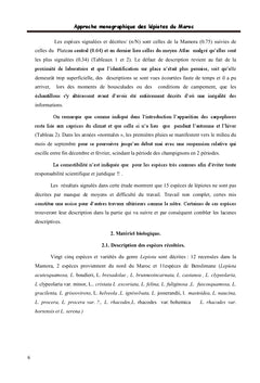 Approche Monographique des ?Lepiotes du ?Maroc