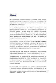 Economie collaborative : entre défis et promesses