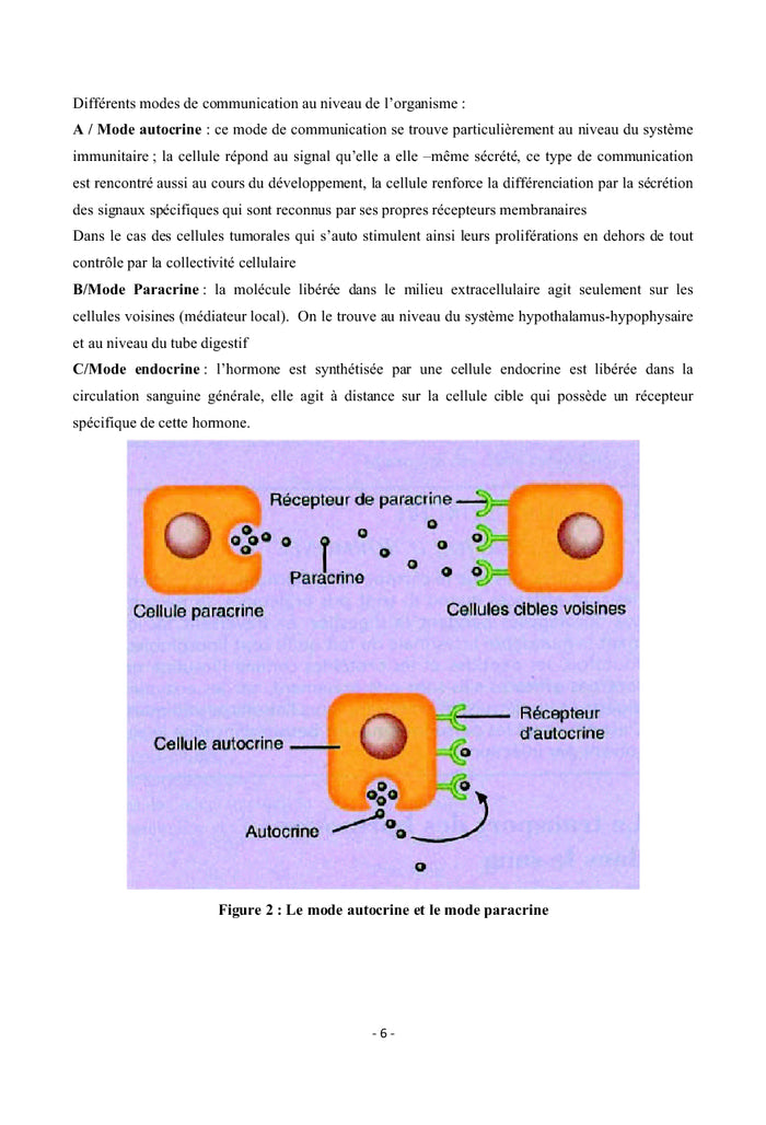 Les Hormones "Physiologie et Régulation"