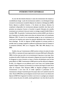 Gouvernement d'entreprise, recherche et développement et performance