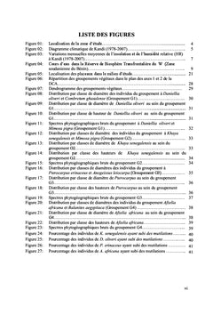 Gestion et conservation des ligneux en zone soudanienne au BENIN
