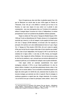 La production de la peripherie nord de Lattaquie (Syrie)
