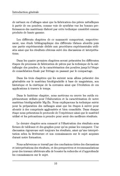 Etude du comportement mécanique et corrosif