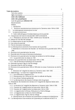 Amorces de la lutte contre la pauvreté et la répartition des revenus