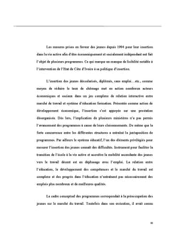Les politiques publiques d'offre d'insertion des jeunes en Côte d'Ivoire