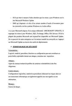 Implementation d'un gestionnaire de correctif environnement Microsoft