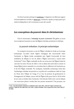 Le pouvoir dans le christianisme Principes et applications