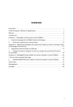 heterogèneite d'infrastructures de transport et echanges en zone CEMAC