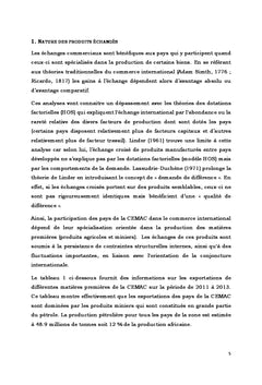 heterogèneite d'infrastructures de transport et echanges en zone CEMAC