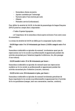 Prise en charge du SAOS par orthese d'avancee mandibulaire en Algerie