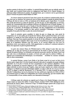 Les relations economiques entre la France et l'Afrique du sud 1919-60