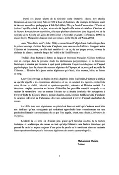 Lui / elle : deux voix algeriennes au pluriel