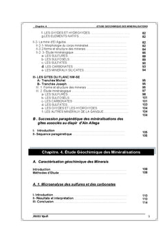 Gîtologie et metallogenie de l'extreme Nord-Ouest de la Tunisie