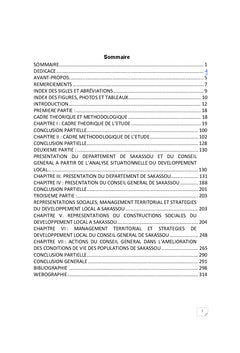 Conseils généraux et participation locale au développement