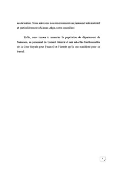 Conseils généraux et participation locale au développement