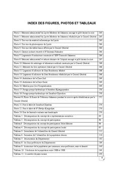 Conseils généraux et participation locale au développement
