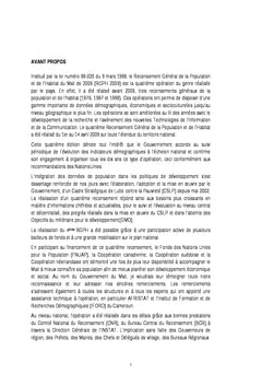 Situation socioéconomique des enfants et des jeunes au Mali