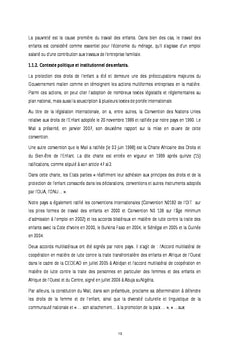 Situation socioéconomique des enfants et des jeunes au Mali