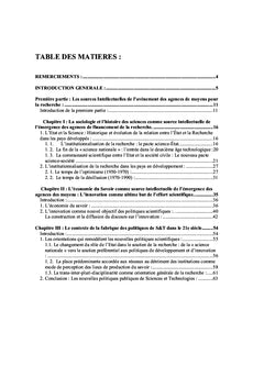 Les agences de financement de la recherche