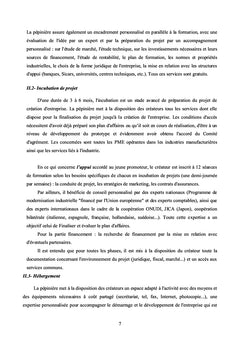 Le Rôle de la pépinières d'entreprise dans l'action entrepreneuriale