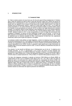 Enquete de satisfaction des besoins de sante A Mao et Mondo au Tchad