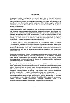 Le parcours doctoral en question