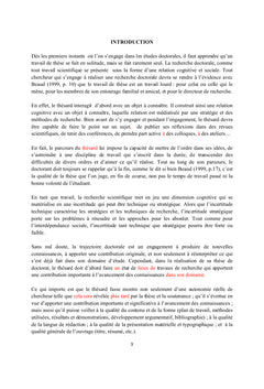 Le parcours doctoral en question