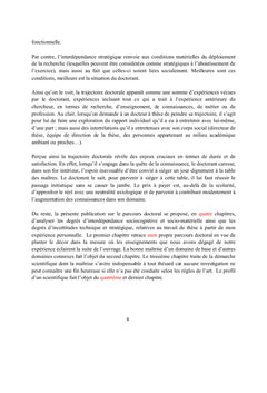 Le parcours doctoral en question