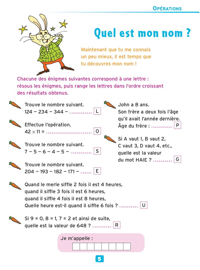 Des jeux de logique - 9-11 ans