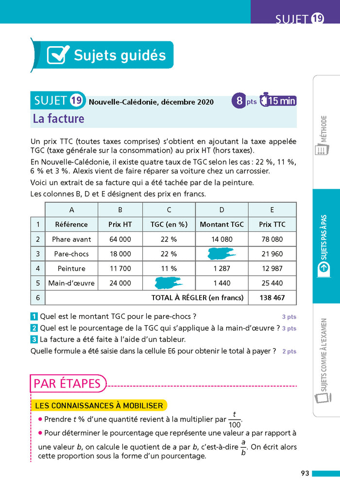 Annales Brevet 2026 Maths - Corrigé