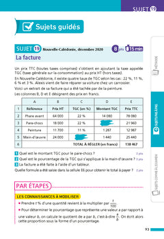 Annales Brevet 2026 Maths - Corrigé