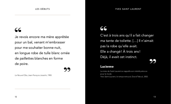 The Little Guide to Yves Saint Laurent - Mots de mode