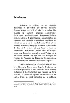 L'industrie de défense et les rapports de force mondiaux