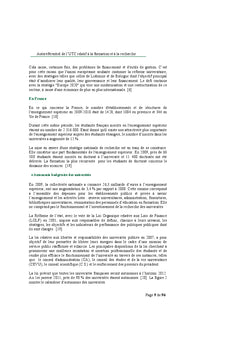 Autoreferentiel de l'UTC relatif A la formation et A la recherche