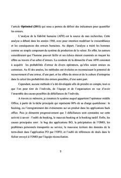 Causes principales de defaillances des membres de mon equipe