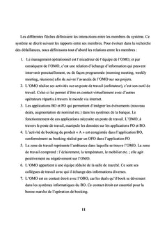 Causes principales de defaillances des membres de mon equipe