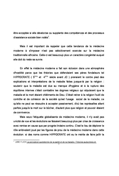 Collaboration entre médecine moderne et médecine traditionnelle
