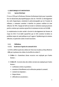 Syndrome d'apnées obstructives du sommeil à Lomé