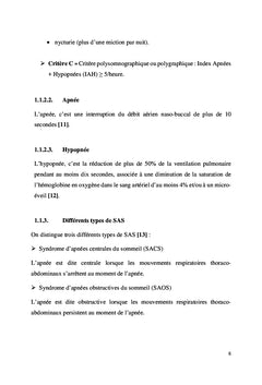 Syndrome d'apnées obstructives du sommeil à Lomé