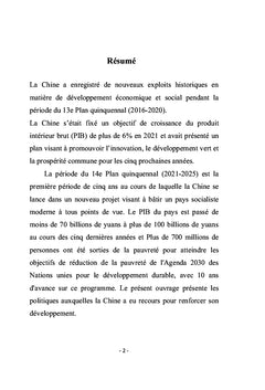 Ce que je peux dire du développement de la Chine