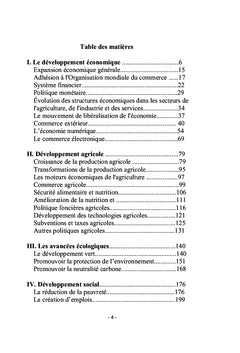 Ce que je peux dire du développement de la Chine
