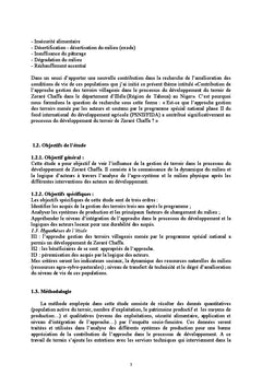 Enjeux fonciers autour des terres recuperees dans la region de Tahoua au Niger