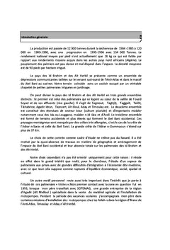 Un espace en crise du Sud-Ouest Marocain
