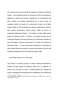 La resolution extrajudiciaire des litiges en ligne
