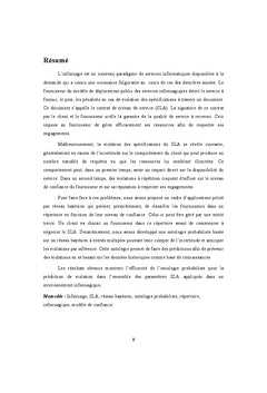 Gestion des accords de services dans l'environnement infonuagique